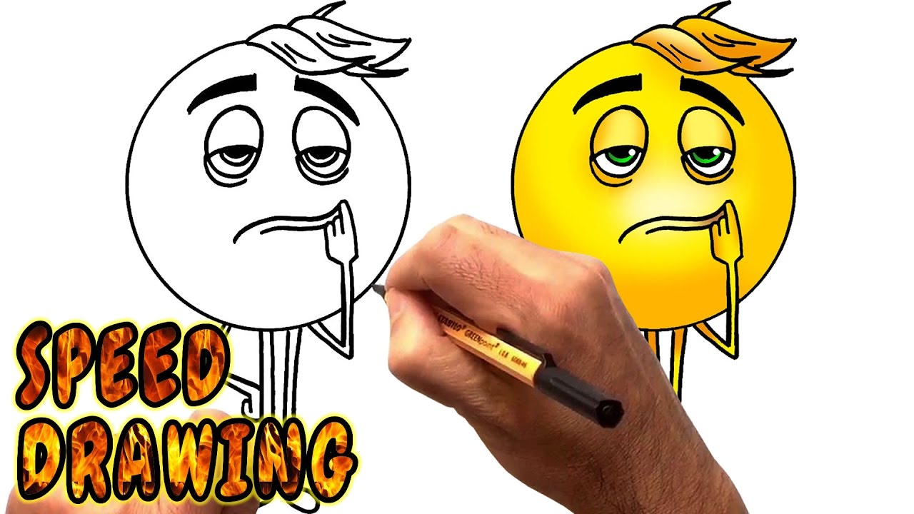 1280x720 how to draw gene from the emoji movie