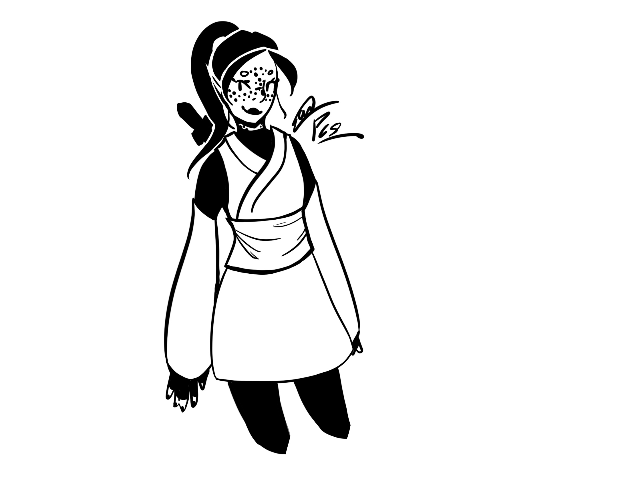 2224x1668 drawing on paper compared to an ipad