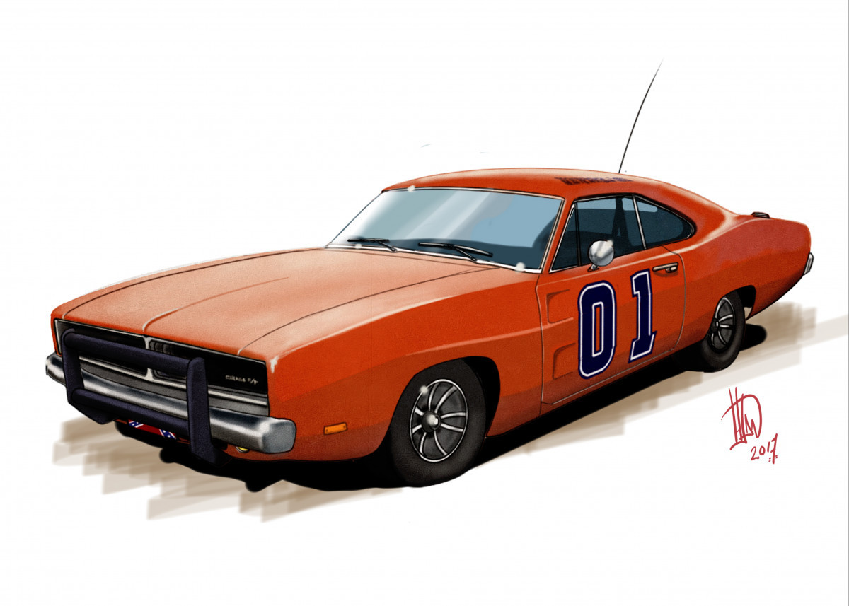 General Lee 201 dodge White