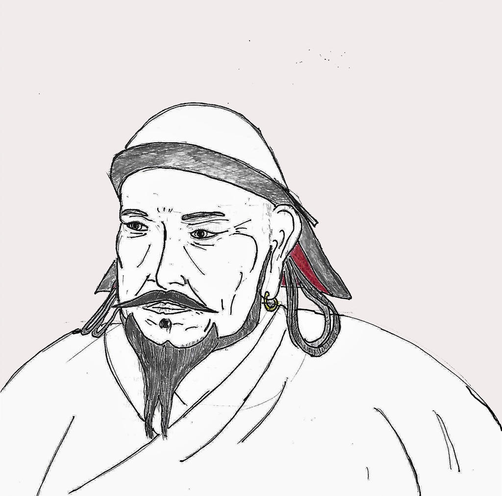 Genghis Khan Drawing | Free download on ClipArtMag