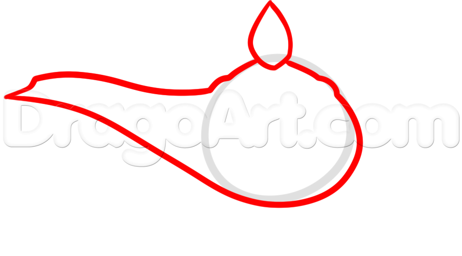 951x527 How To Draw A Genie L Step