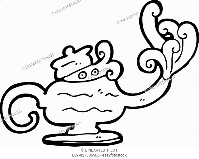 640x513 Genie Of Drawing Stock Photos And Images Age Fotostock