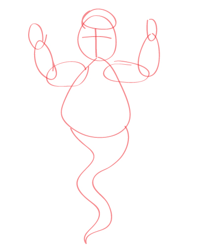 417x508 How To Draw A Genie Lamp Group With Items