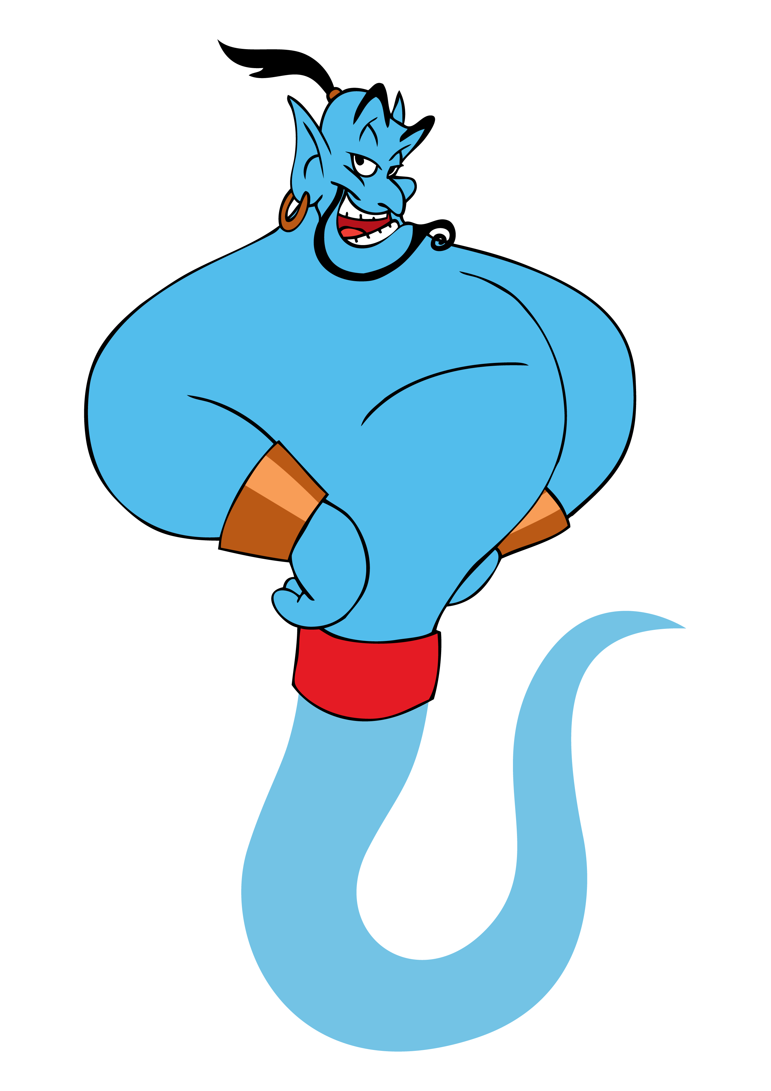 2480x3508 Collection Of Free Aladdin Drawing Genie Download On Ui Ex