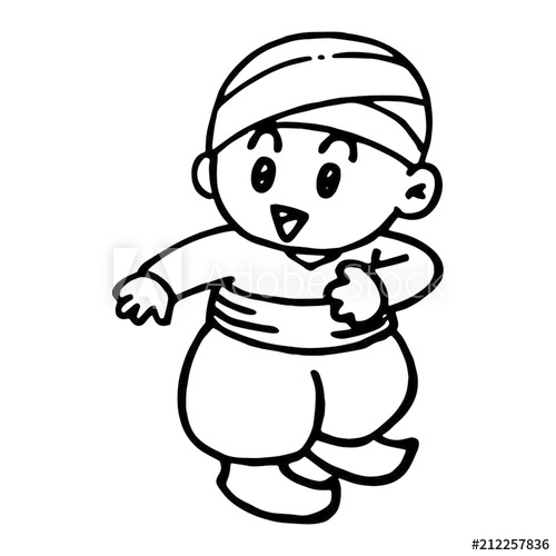 500x500 Genius Cartoon Illustration Isolated On White Background