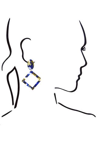 320x480 geo resin earrings