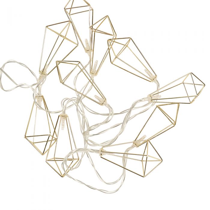 700x700 Gold Geo Fairy Lights