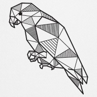 190x190 Parrot Geometric Hipster Modern Gift Idea Animal Trucker Cap