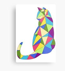 210x230 Geometric Cat Drawing Metal Prints Redbubble