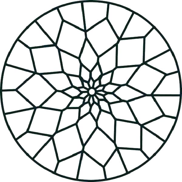 600x600 Coloring Pages Designs Primary With Geometric Colouring