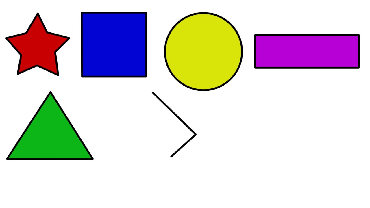 1280x720 Drawing And Color Geometric Shapes