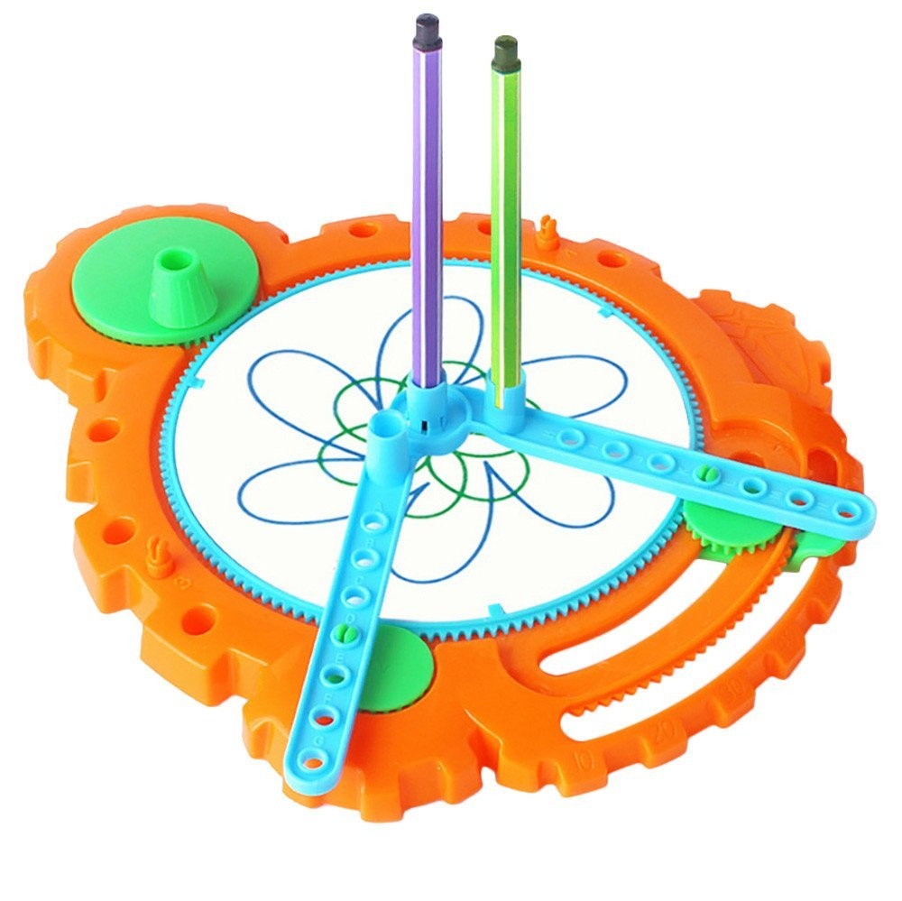 1000x999 Hotsellhome Drawing Board Geometric Ruler Stencil Spiral Art