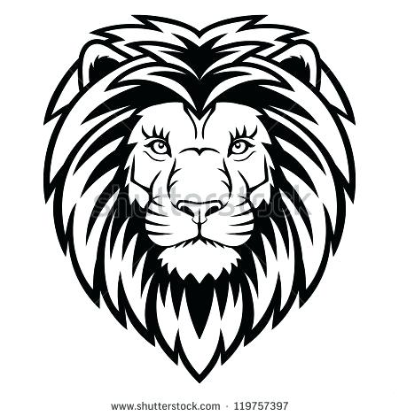 450x470 outline of lion remarkable forearm outline geometric lion tattoos