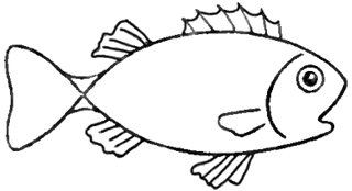 320x174 Drawing A Cartoon Fish With Easy Sketching Instructions