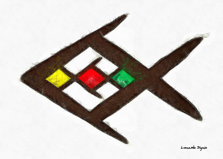 900x645 Geometric Fish