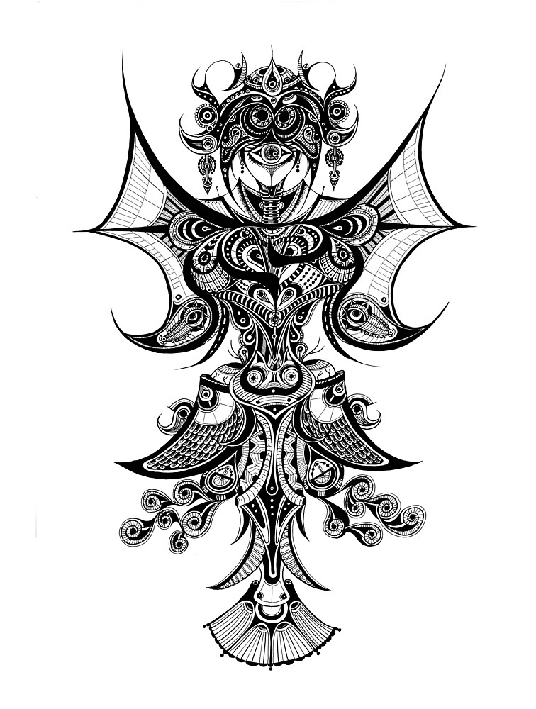 756x1000 Geometry Flow The Queen Of Fish