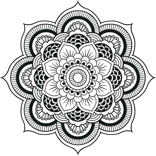 640x642 geometric flower coloring pages geometric flower coloring pages
