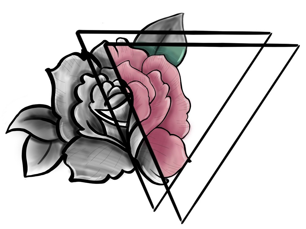 1000x750 Geometric Flower