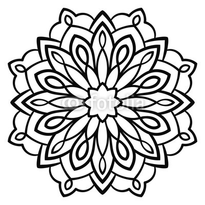 Geometric Flower Drawing | Free download on ClipArtMag