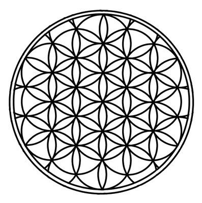 397x400 The Flower Of Life Is A Sacred Geometric Symbol Of The Pattern