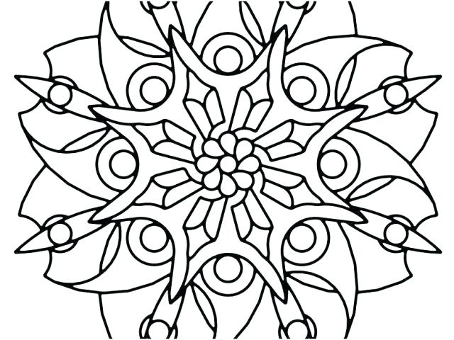 Geometric Flower Drawing | Free download on ClipArtMag