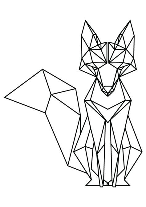 474x670 Geometric Fox