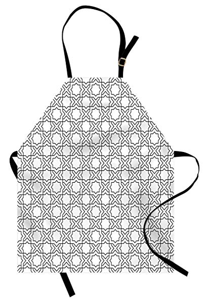 409x606 lunarable modern apron, geometric oriental morrocan