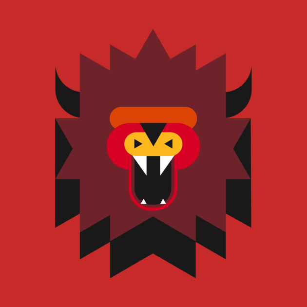 630x630 Geometric Lion Head