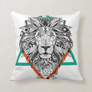 307x307 Geometric Lion Home Furnishings Accessories Zazzle Ca