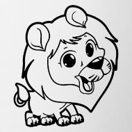 190x190 Geometric Lion Water Bottle Spreadshirt