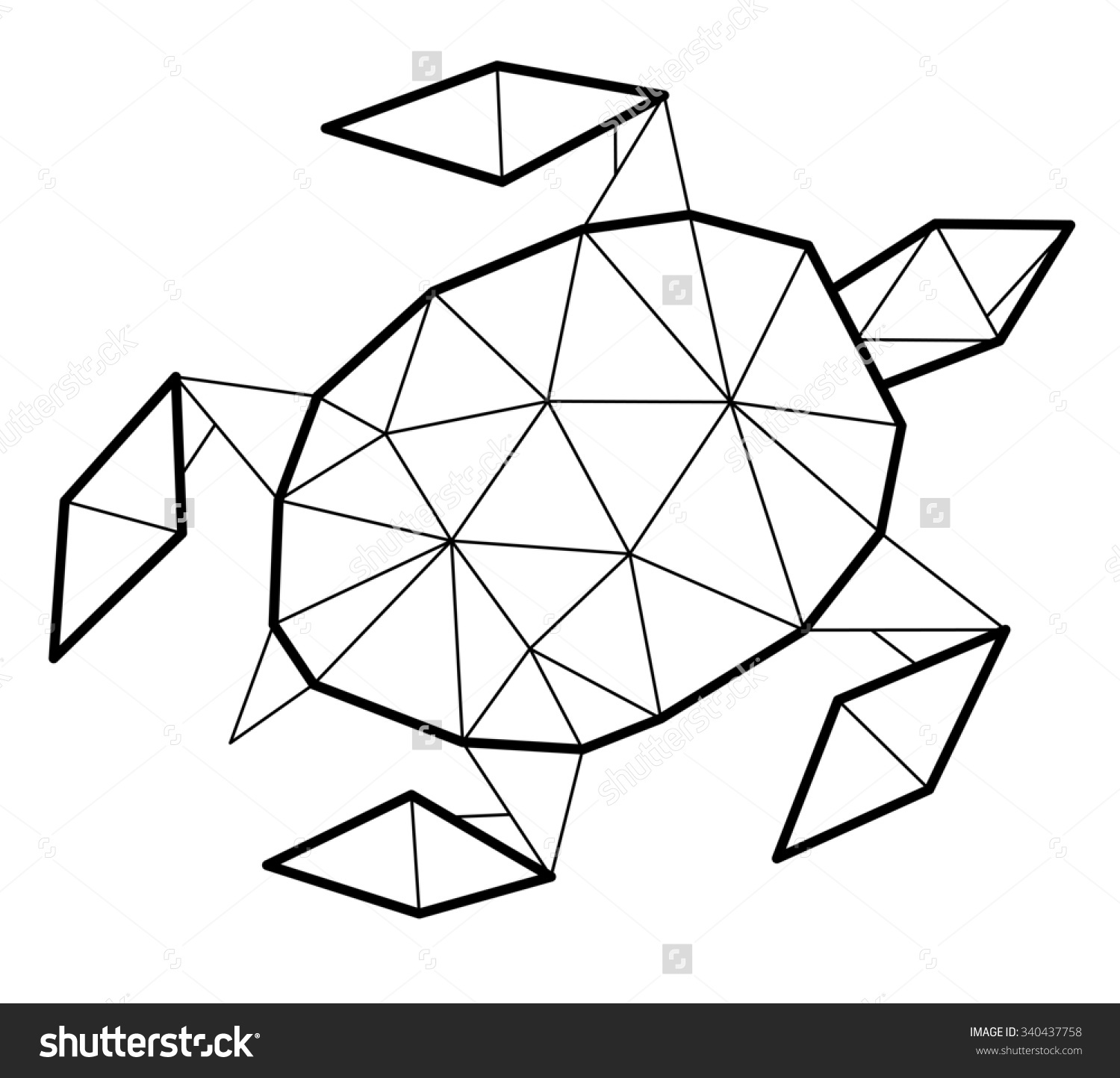 1500x1444 Shell Drawing Geometric For Free Download