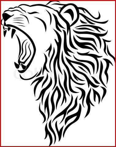379x480 Lion Head Drawing Awesome Drawings Lions Ttnyfo