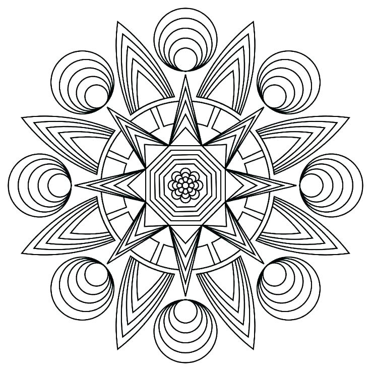 736x736 Free Printable Coloring Pages Geometric Designs Printable Pattern