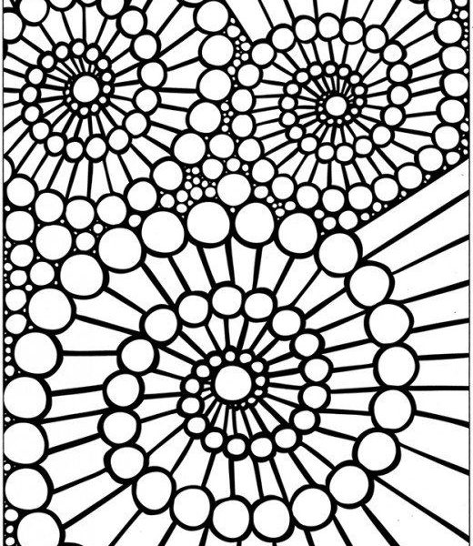 520x600 Geometric Designs Kids Kids Coloring