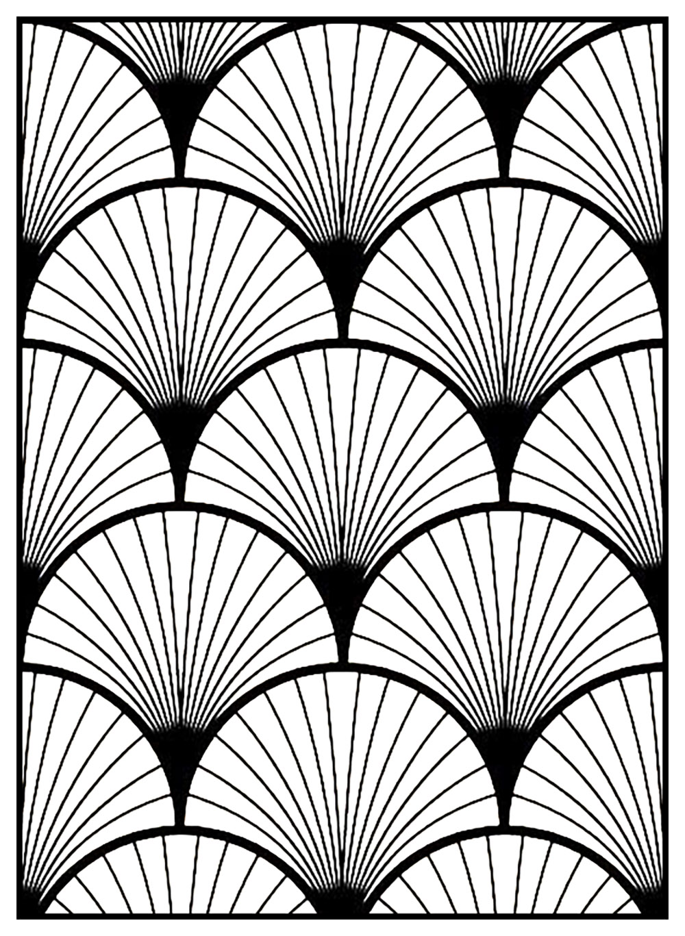 1000x1367 Geometric Patterns Art Deco