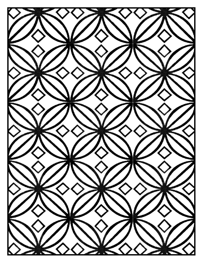 782x1012 Geometric Patterns Art Deco