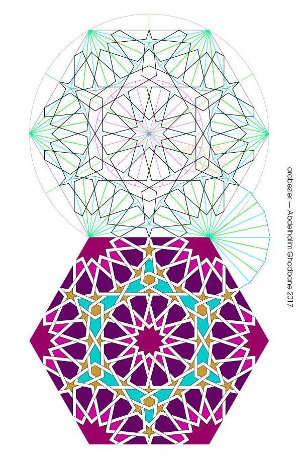 595x944 Drawings Islamic Patterns, Geometry Art