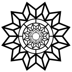 230x230 Top Free Printable Geometric Coloring Pages Online
