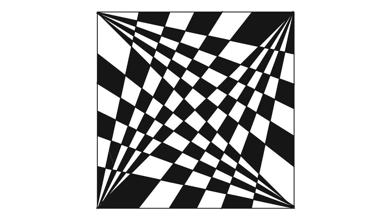 1280x720 this crazy geometrical drawing of checkers table !