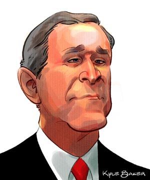 300x360 George Bush Caricatures