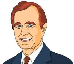 252x221 George W Bush Clip Art