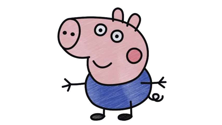 854x480 How To Draw George Pig