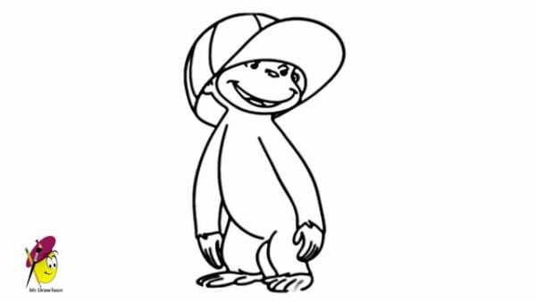 600x338 Curious George Drawing