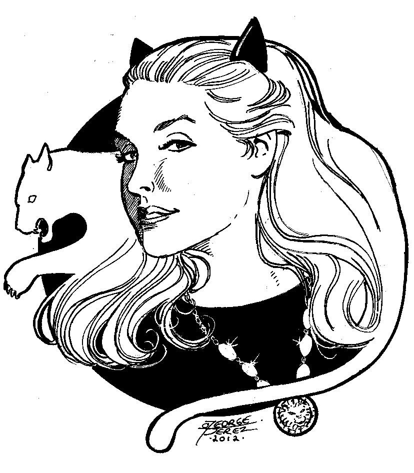 828x946 Wookiee Monster Julie Newmar Catwoman Art