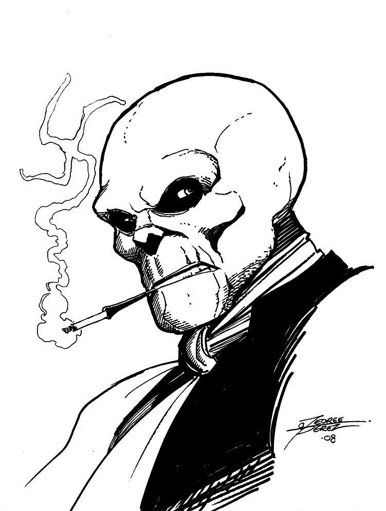 751x995 Art Red Skull