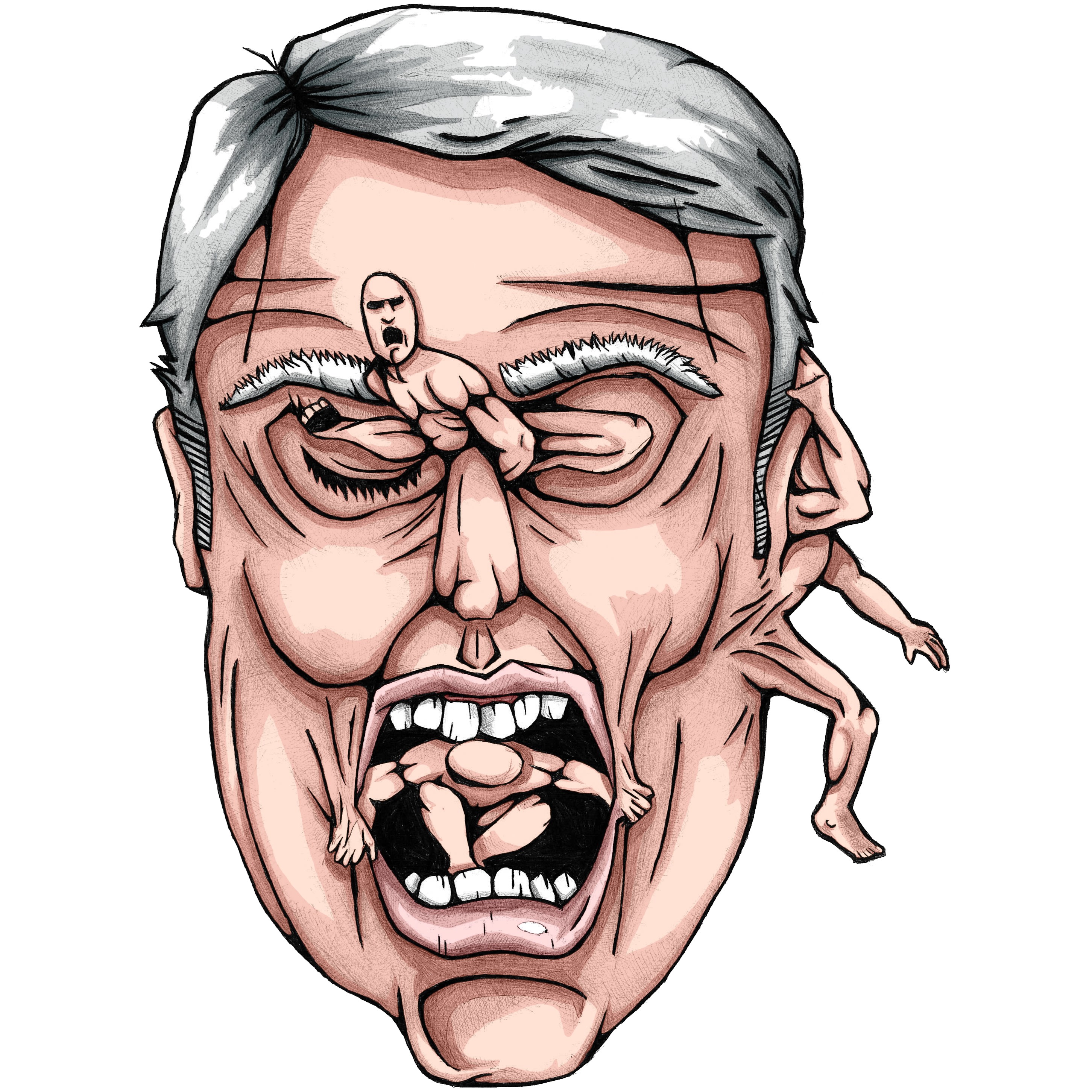 2903x2903 hear no, see no, speak no drew chial