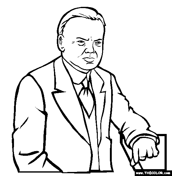 554x565 Presidents Online Coloring Pages