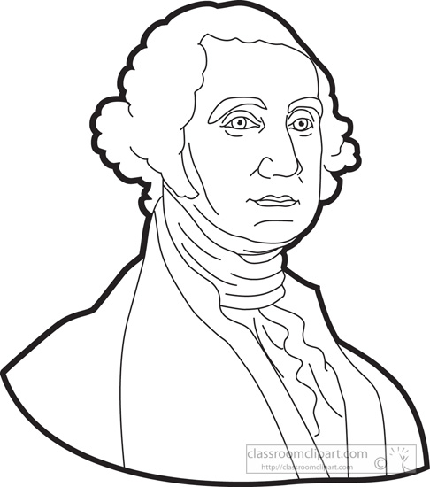 486x550 George Washington Clipart Black And White