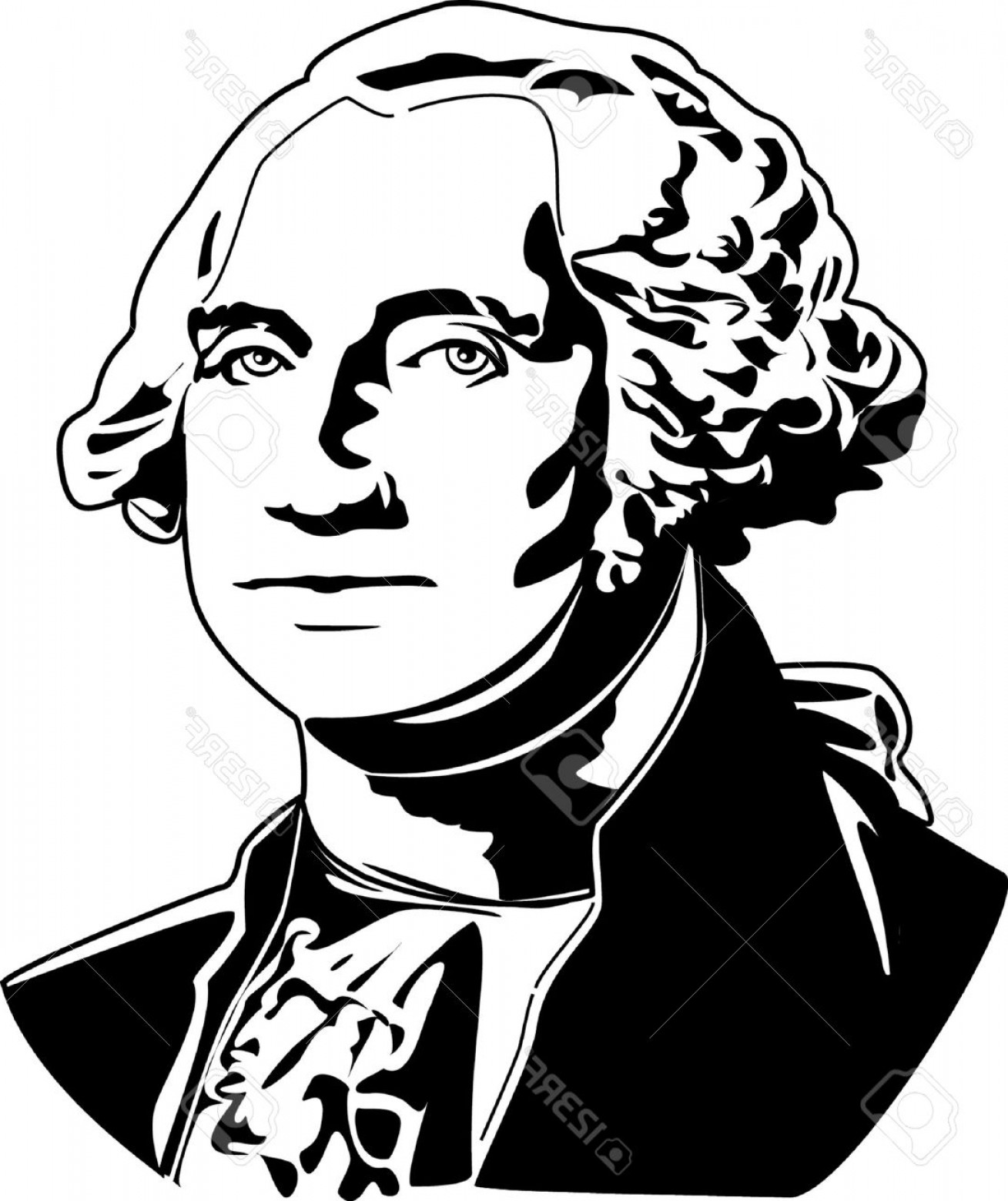 1309x1560 George Washington Clipart Black And White Arenawp