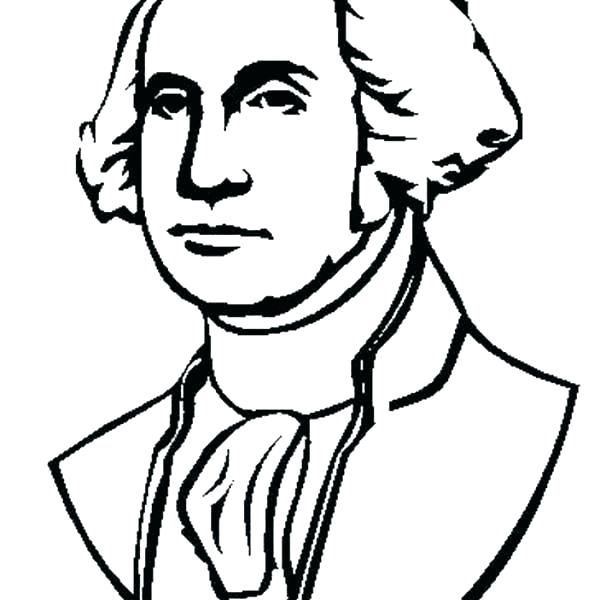 600x600 George Washington Coloring Coloring